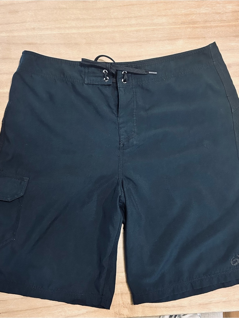 Nike 6.0 Board Shorts Mens 36 Black Swim Surf Y2K Cargo Pocket